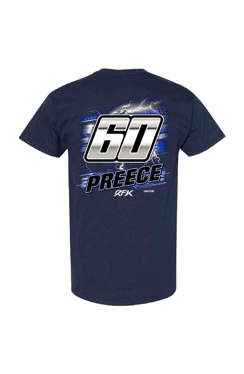 CHECKERED FLAG Men's Checkered Flag Sports Navy Ryan Preece Name & Number T-Shirt, Alternate, color, 