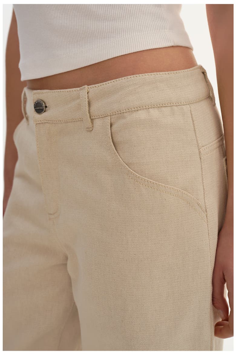 Taleen | Linen Twill Pants, Alternate, color, Natural