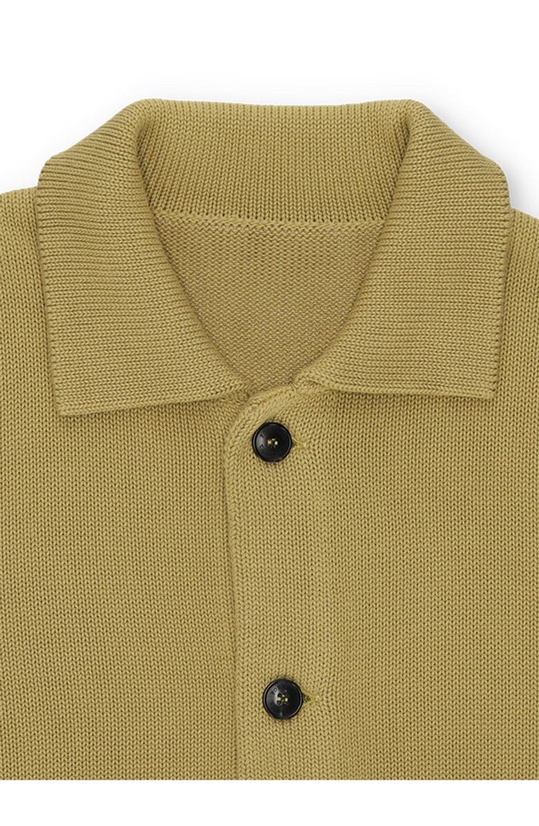 Fortela Beta Cotton Knit Cardigan, Alternate, color, Green