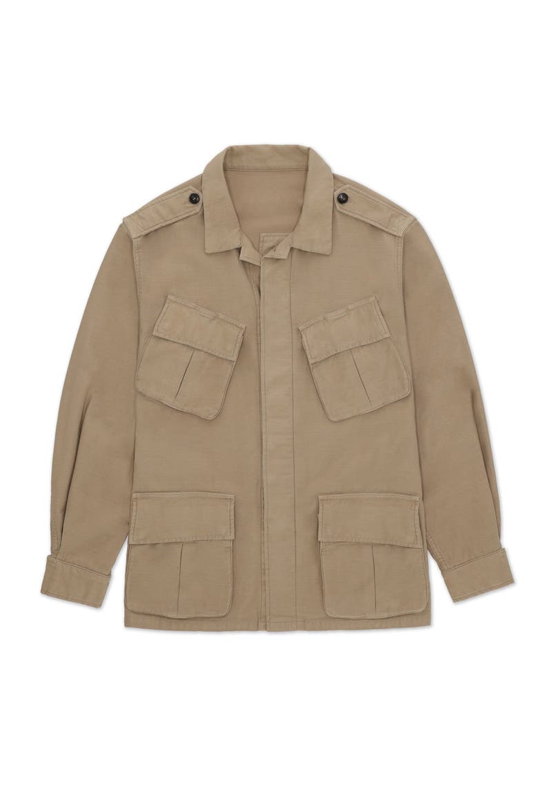 Jungle Cotton Pocket Jacket, Main, color, CAMEL