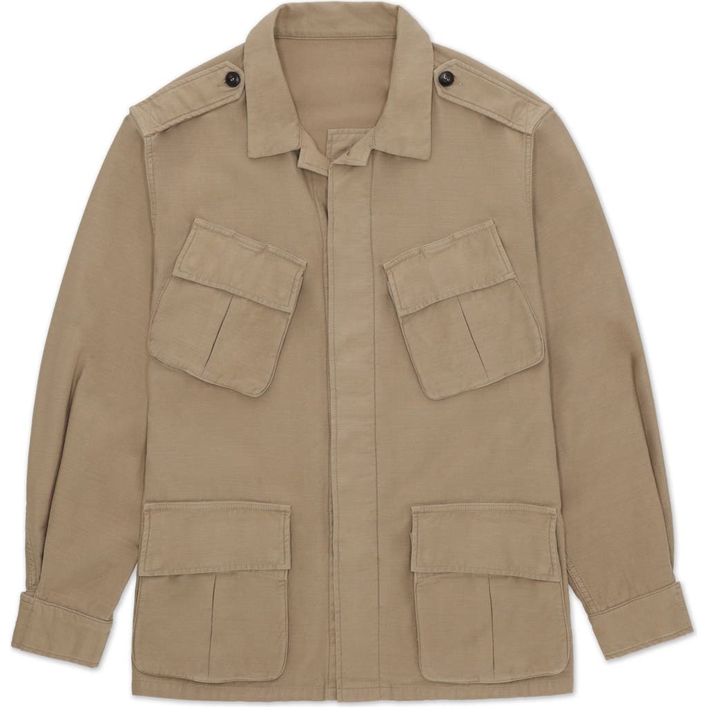 Fortela Jungle Cotton Pocket Jacket In Neutral