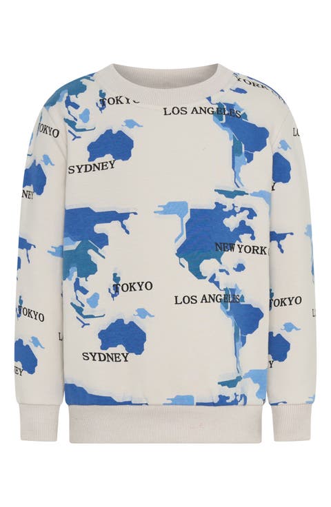 Kids' World Tour Cotton Sweatshirt (Toddler & Little Kid)