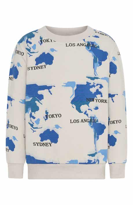TINY TRIBE Kids' World Tour Cotton Sweatshirt