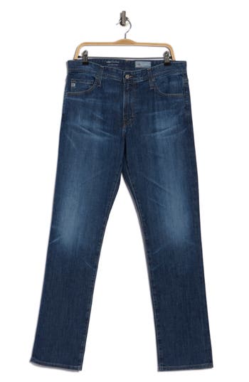 Ag Everett Straight Leg Jeans In Animal Print