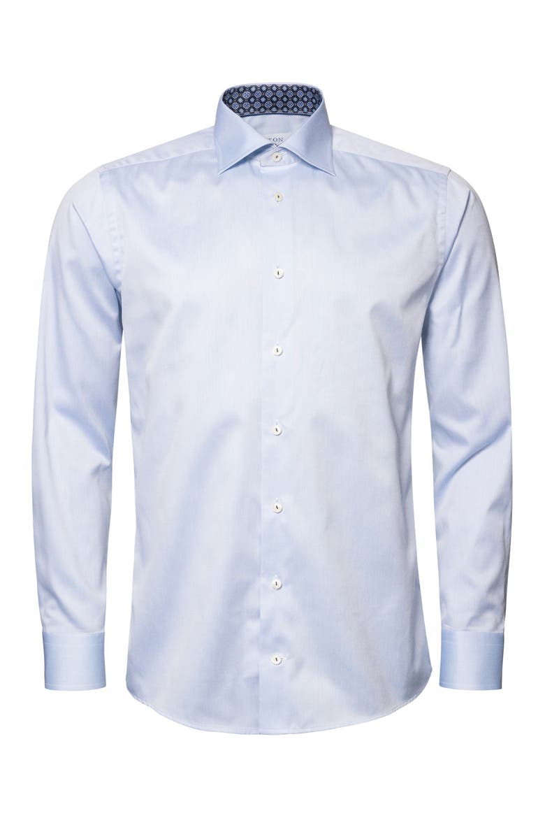 Contemporary Fit Dress Shirt, Alternate, color, LIGHT BLUE