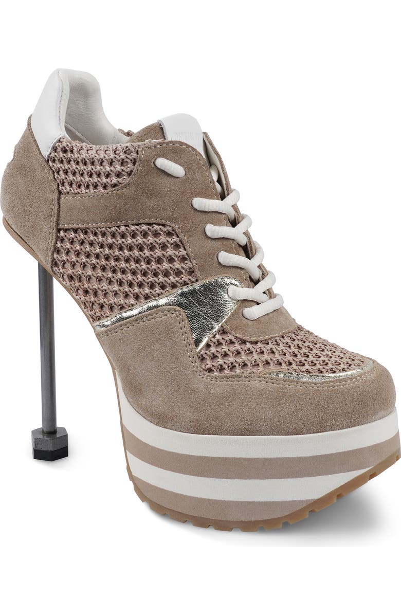 ZIGI Lively Platform Sneaker Pump, Main, color, Beige