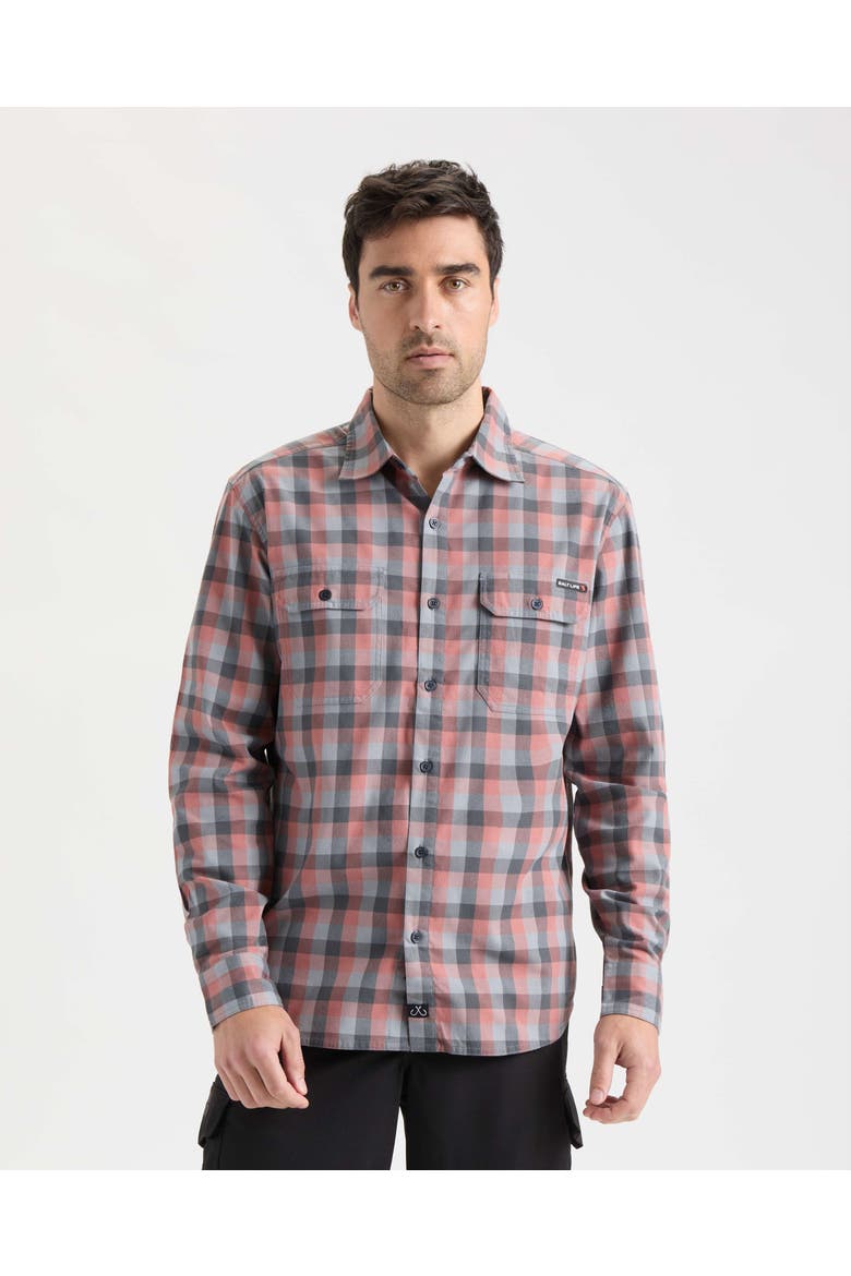 Hammer SLX Performance Flannel Shirt, Main, color, Ebony