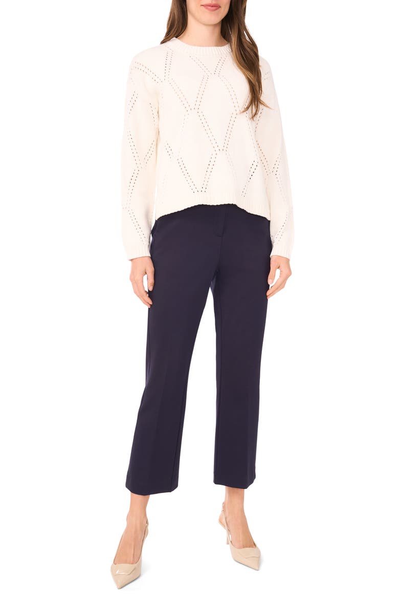 Crewneck Sweater, Alternate, color, NEW IVORY