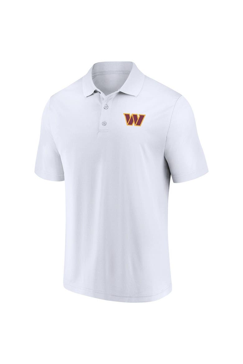Men's Fanatics Branded White Washington Commanders Component Polo, Alternate, color, White