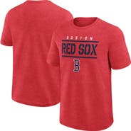 FANATICS Men's Fanatics Heather Red Boston Red Sox Top Notch T-Shirt