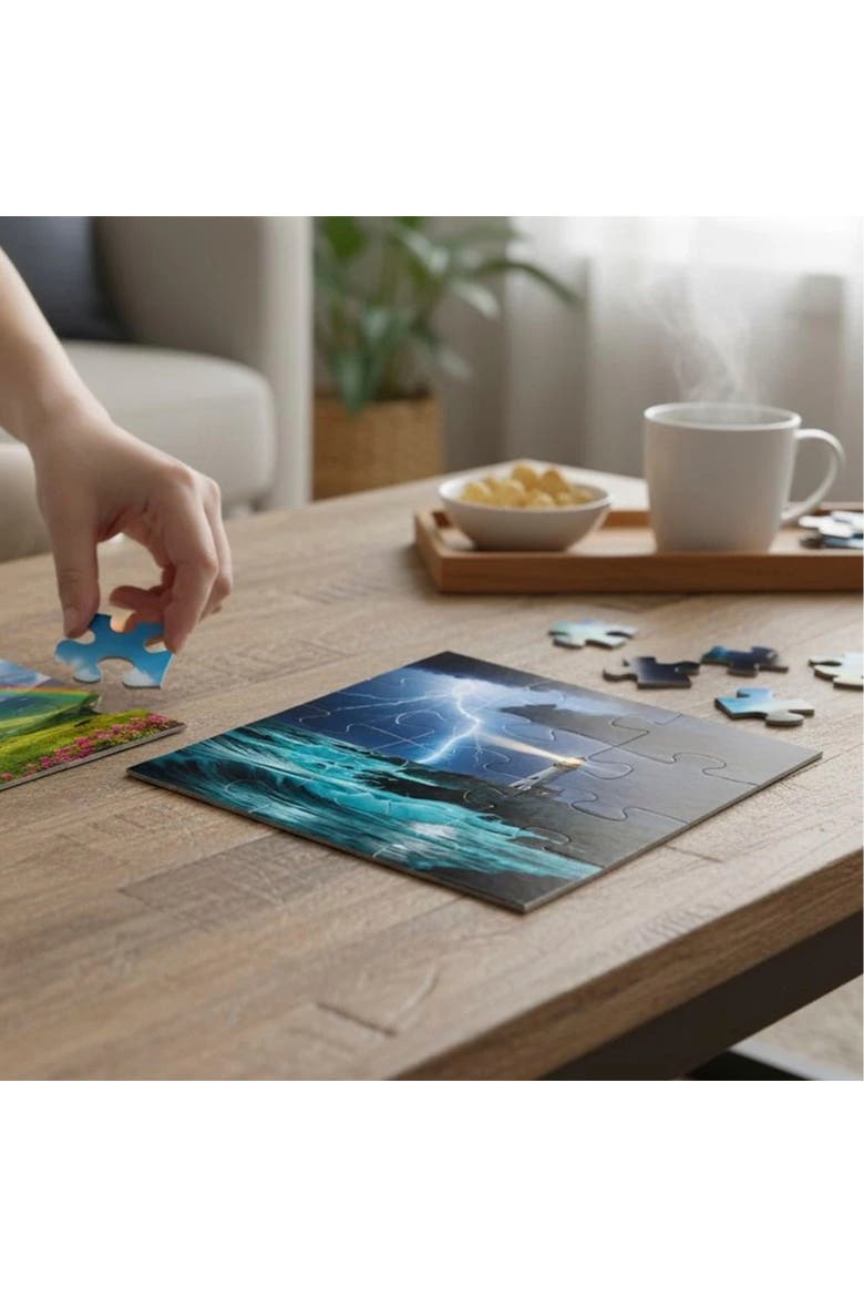 Puzzles Weather Wonders, Alternate, color, Blue Multi