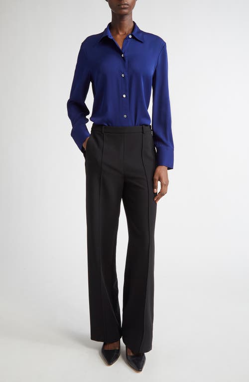 Vince Stretch Silk Button-up Shirt