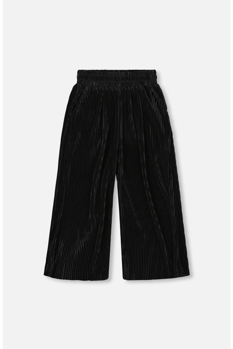 Wide Leg Pleated Pants, Main, color, Black