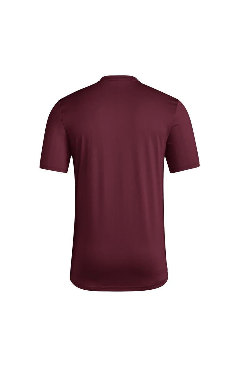 adidas Men's adidas Maroon Texas A&M Aggies Locker On-Court In The Fade Pregame AEROREADY T-Shirt, Alternate, color, Maroon