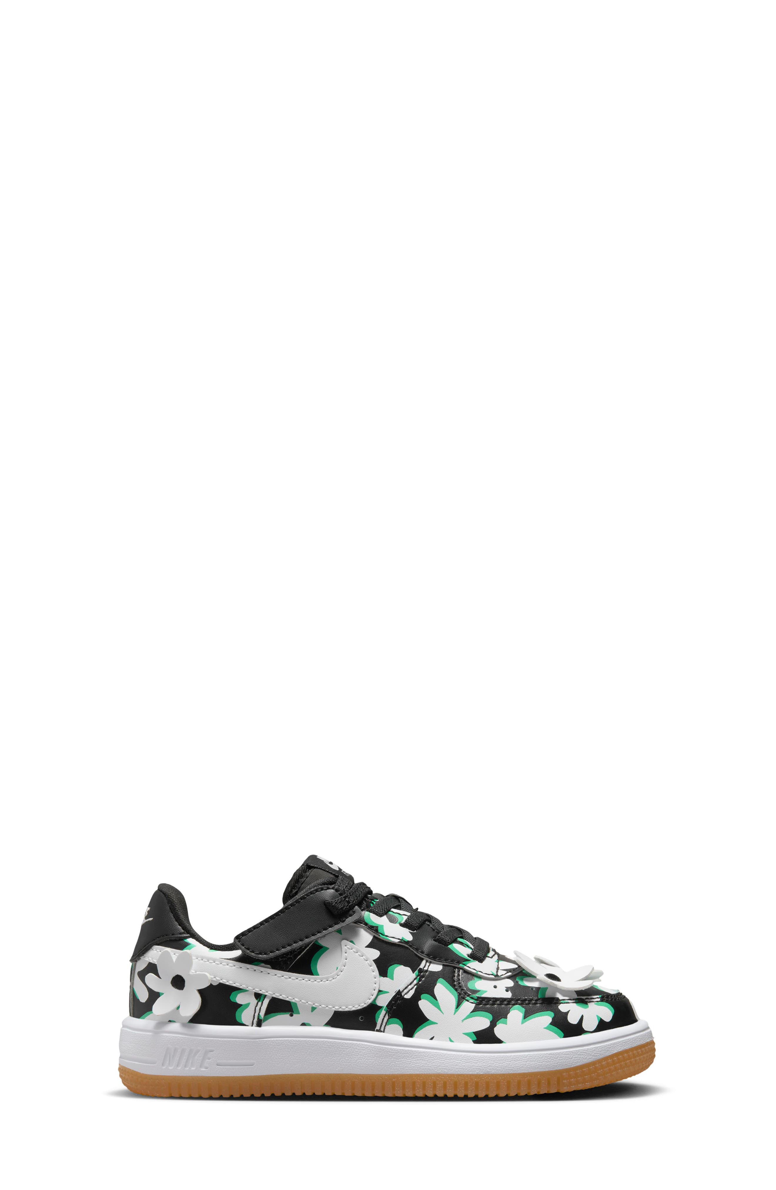Nike Force 1 Low EasyOn LV8 Floral Sneaker, Alternate, color, 