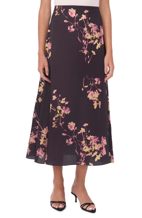 Floral Midi Skirt