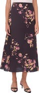 Vince Camuto Floral Midi Skirt