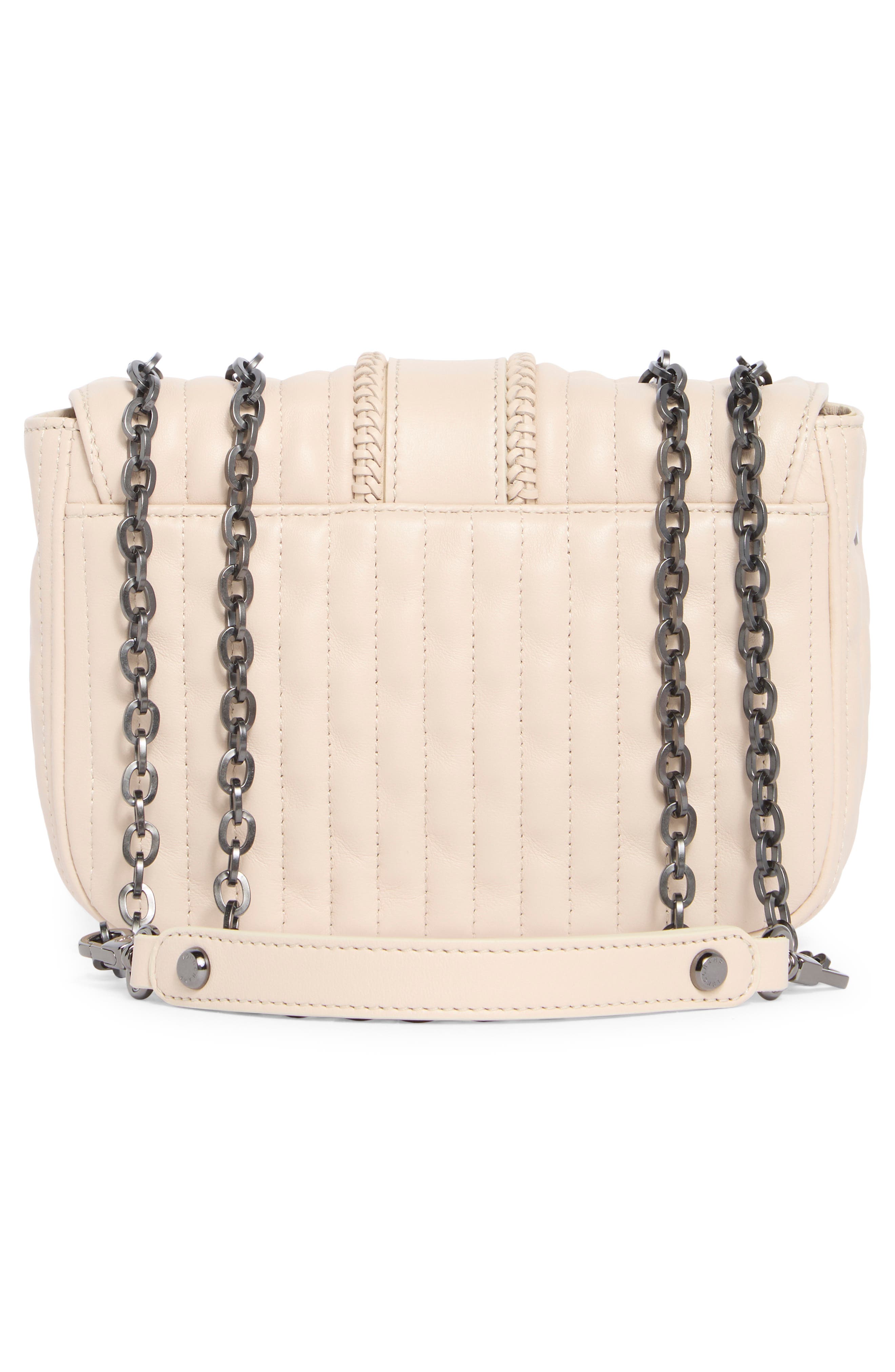 Longchamp Leather Crossbody Bag, Alternate, color, Chalk