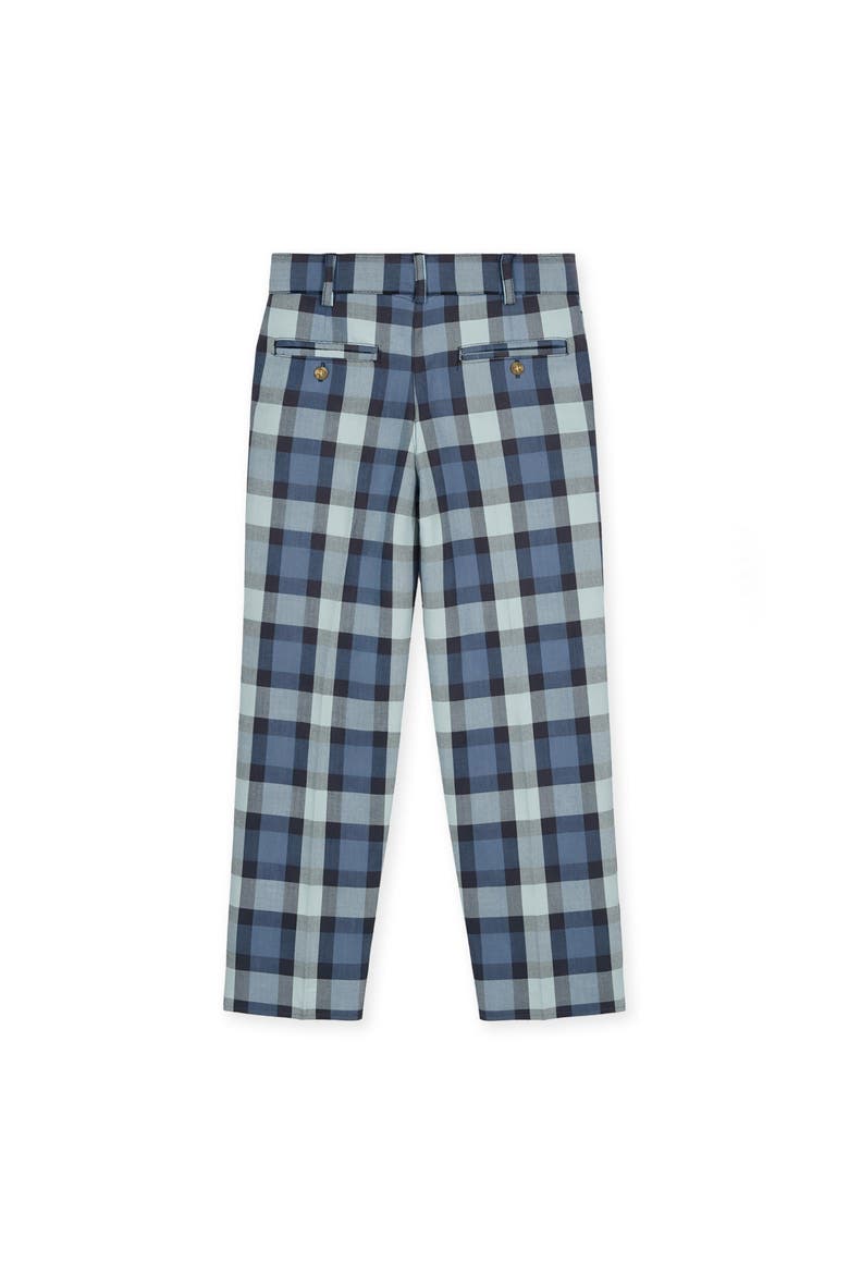 Plaid Pant, Alternate, color, Blue & Navy Plaid