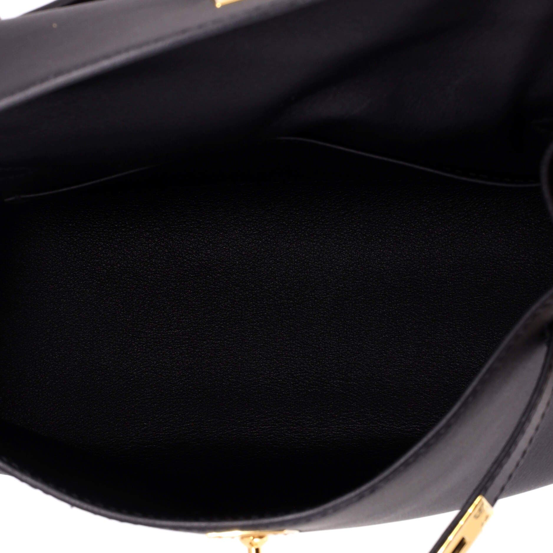 Kelly Pochette Swift, Alternate, color, Noir
