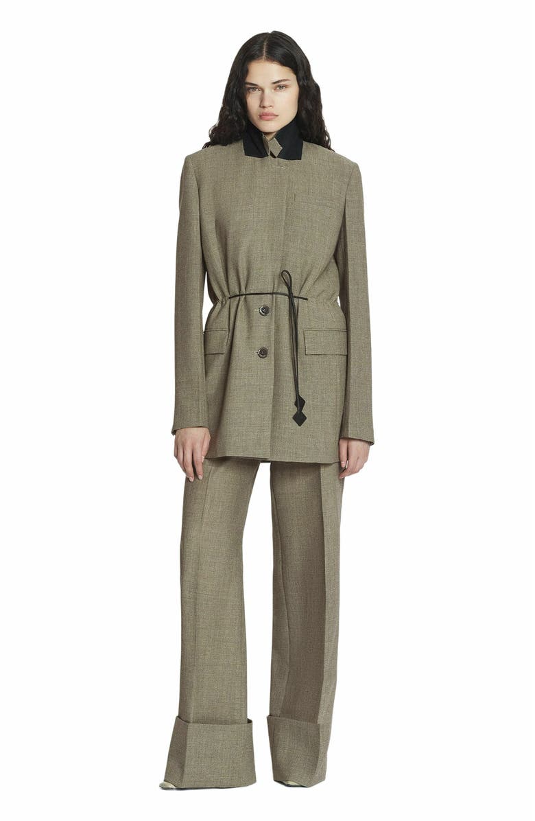 Lanvin Belted Wool Jacket, Main, color, 