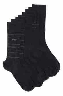BOSS 4-Pack Assorted Crew Socks Gift Box