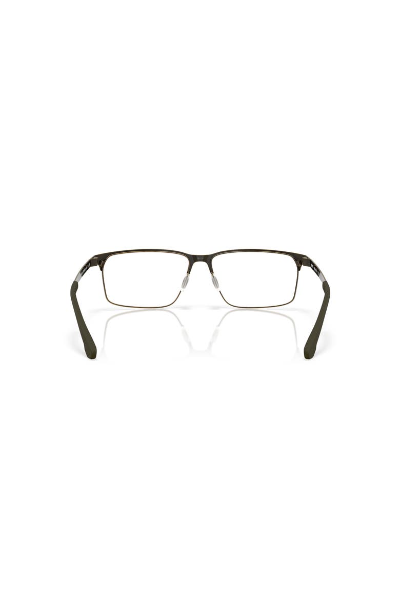 54mm Rectangle optical glasses, Alternate, color, Copper