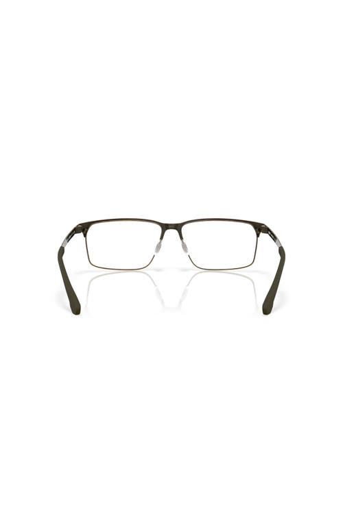 Costa 56mm Rectangle Optical Glasses In Brown