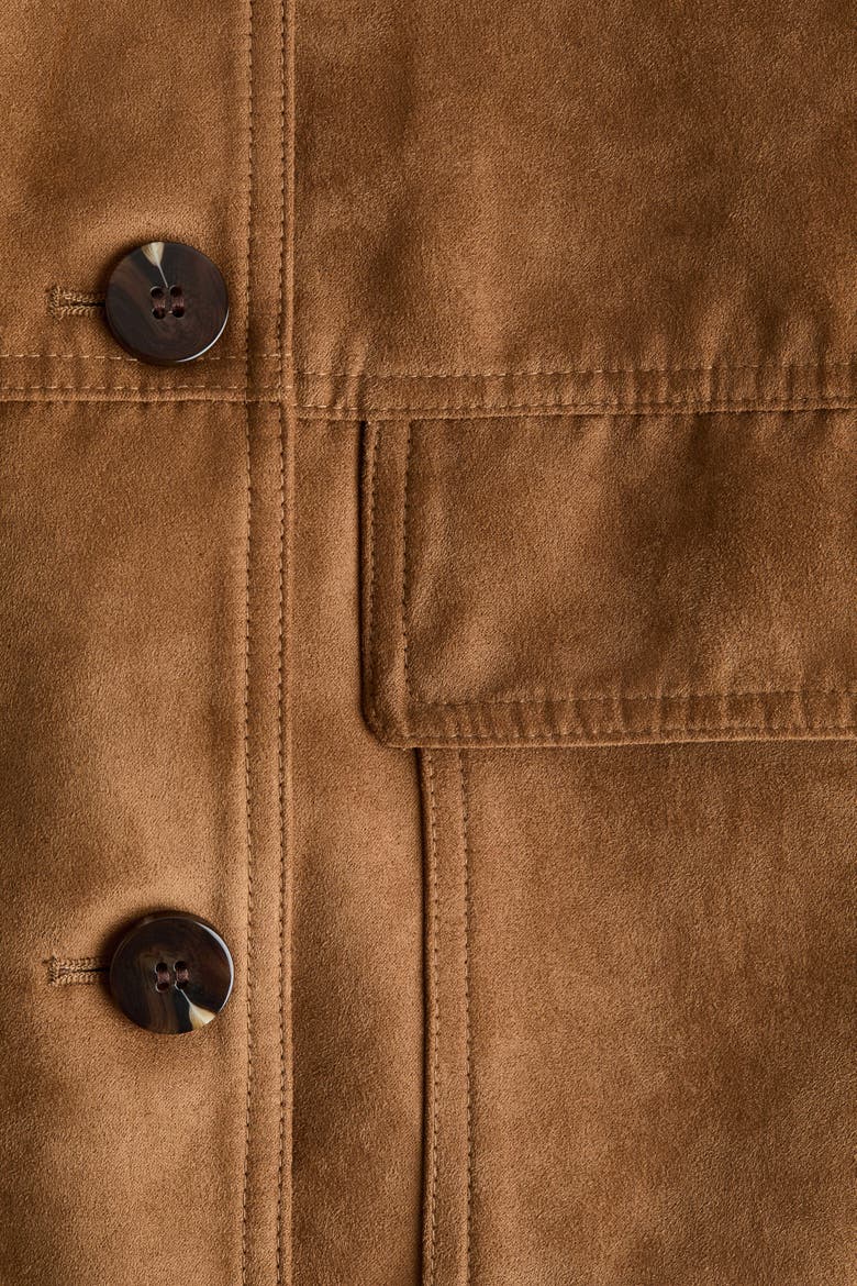Collared Jacket, Alternate, color, Dark beige