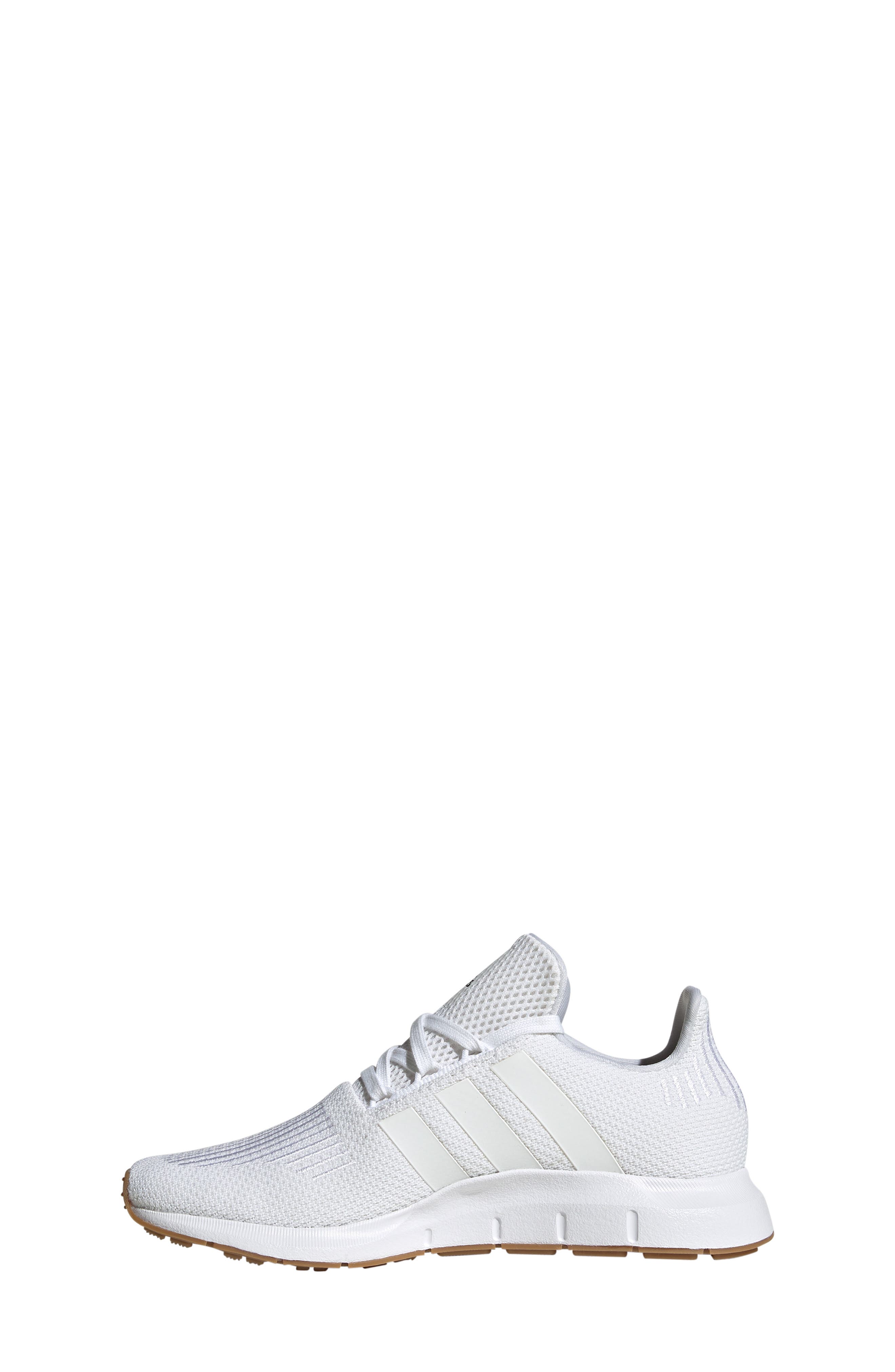 Kids' Swift Run 1.0 Sneaker, Alternate, color, WHITE/WHITE/BLACK