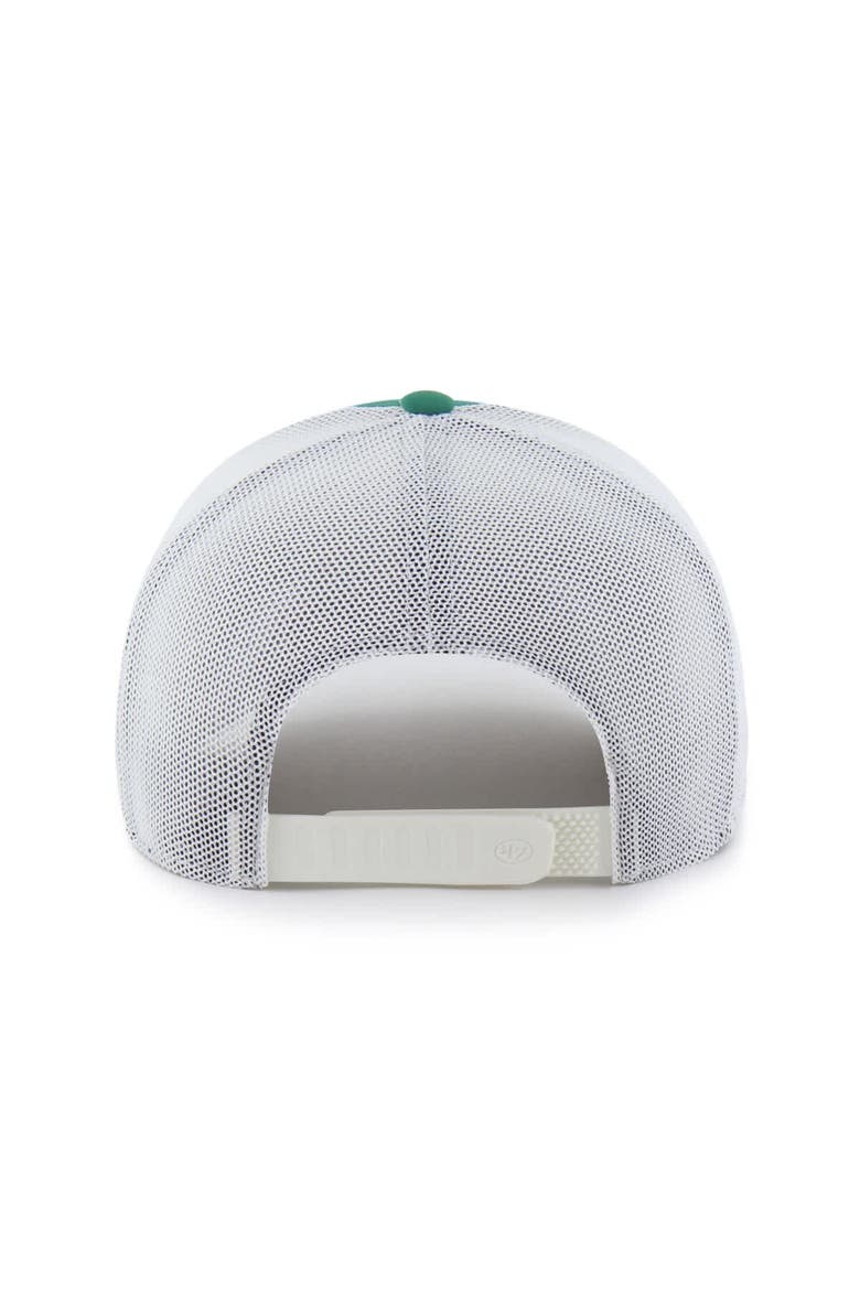 Men's '47 Kelly Green/White New York Mets Elevated Greens Adjustable Trucker Hat, Alternate, color, Kelly Green