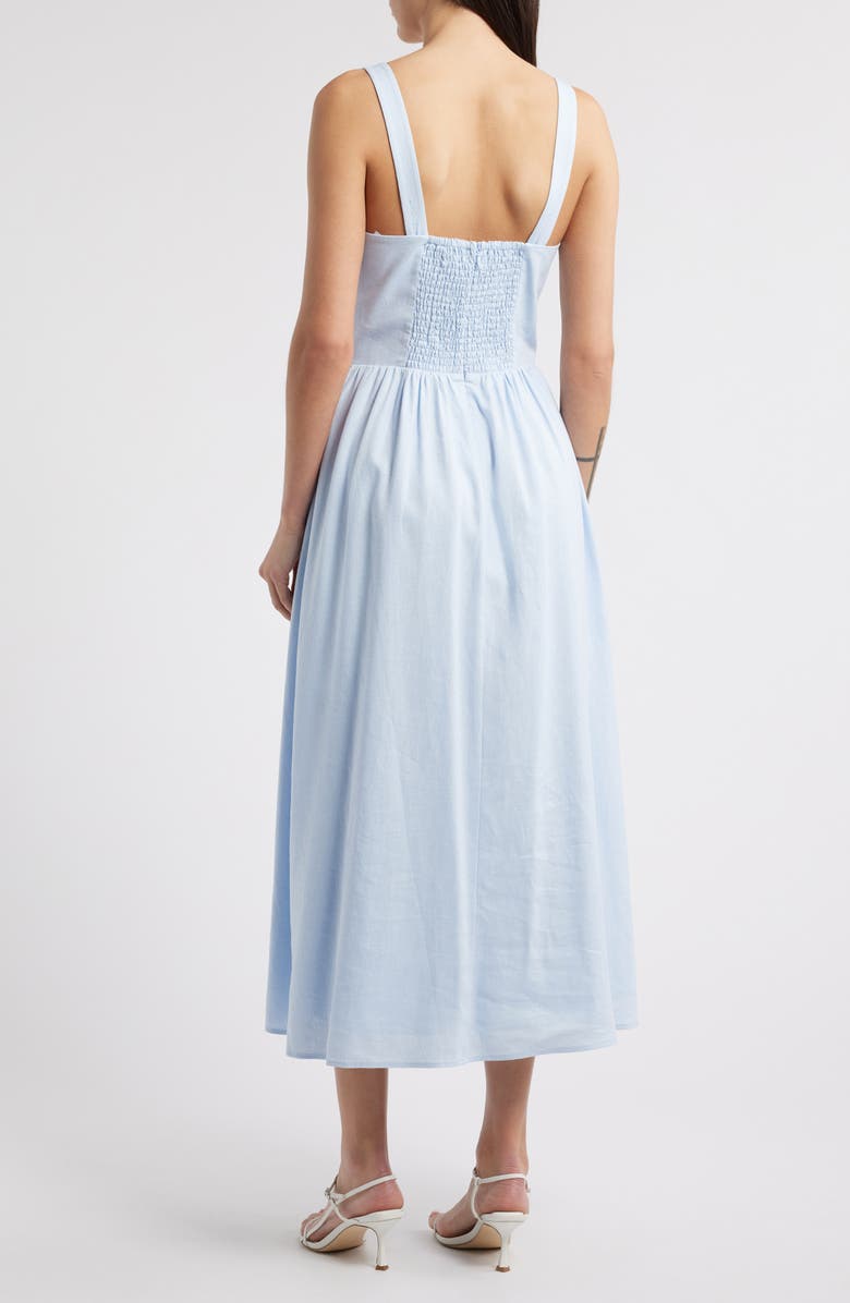 Charles Henry Fit & Flare Midi Dress, Alternate, color, 