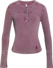 Free People Cool Down Stretch Cotton Crewneck Top