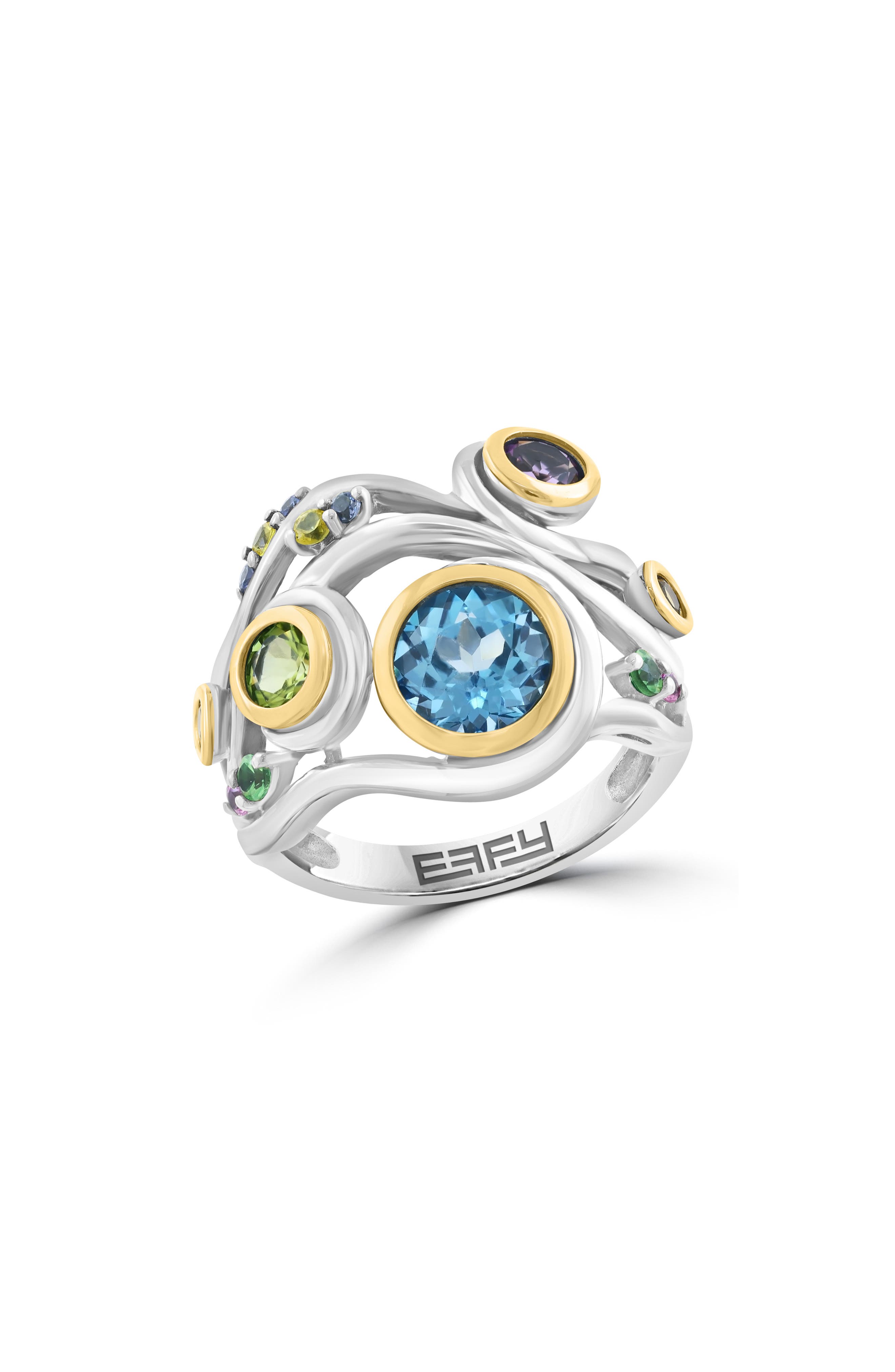 EFFY Bezel Set Gemstone Cluster Ring