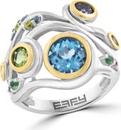 EFFY Bezel Set Gemstone Cluster Ring