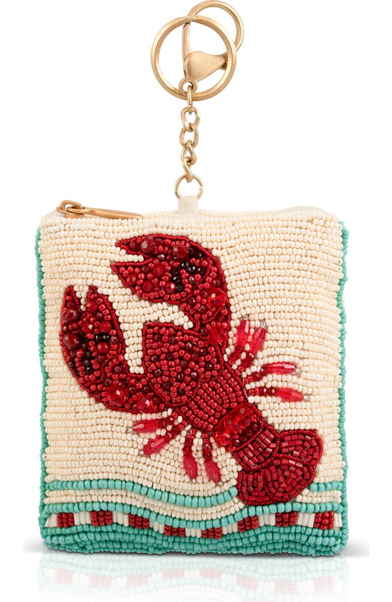 Mary Frances Accessories Crack Me Up Coin Purse, Main, color, White