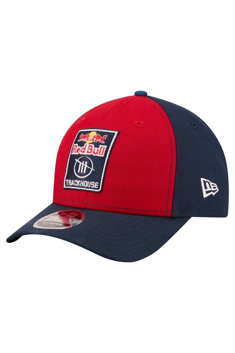 Men's New Era  Red/Navy Connor Zilisch Trackhouse Driver Number Side Patch 9FORTY M-Crown Adjustable Hat, Alternate, color, Red