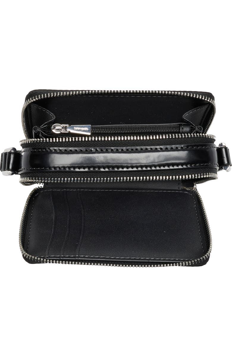 Kate Spade New York zip micro crossbody bag, Alternate, color, Black