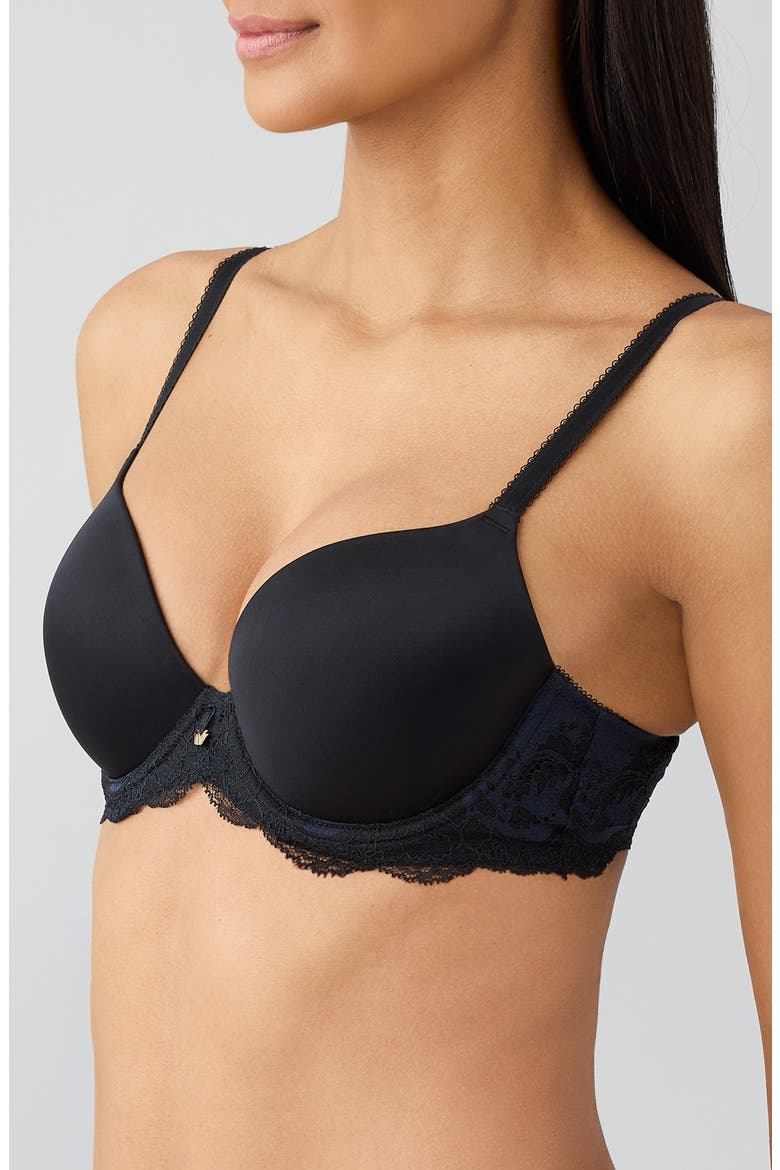 Modern Affair Underwire T-Shirt Bra, Alternate, color, NIGHT SKY/ BLACK