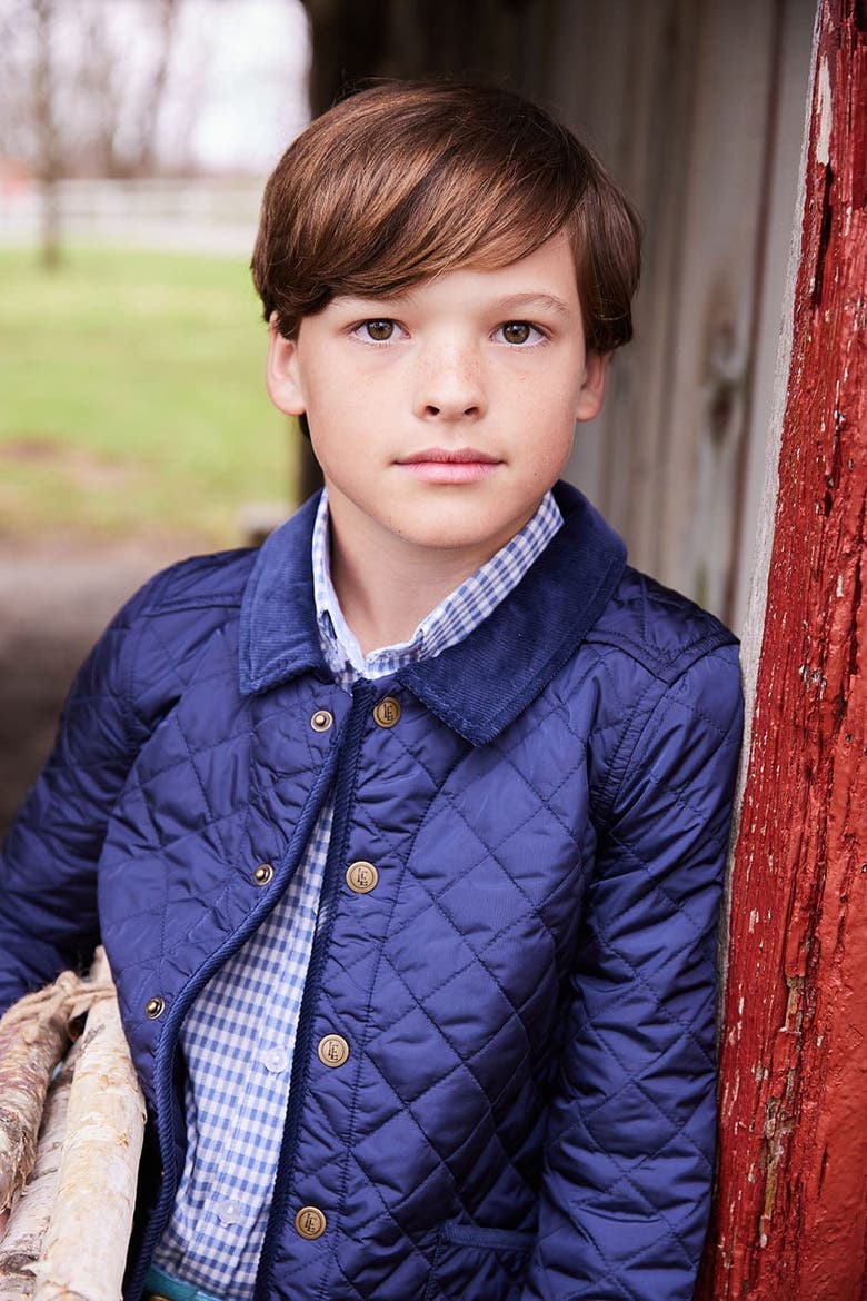 Kids' Button Down Shirt, Alternate, color, Gray Blue Gingham