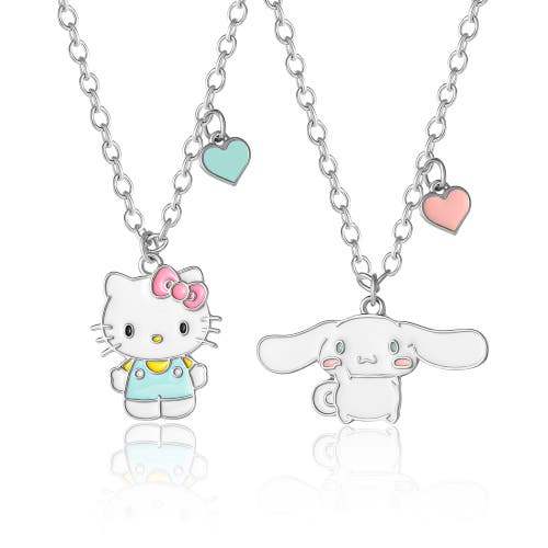 Hello Kitty Bff Necklace Set In Metallic