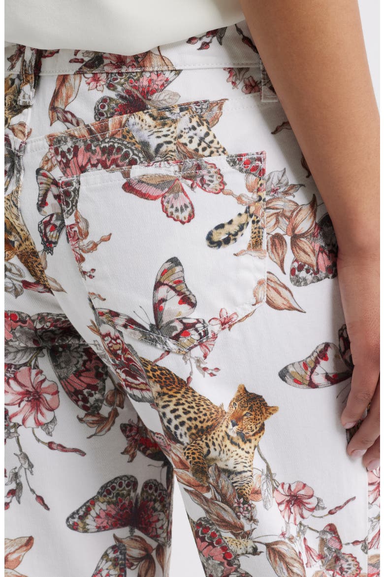 Blaine Crop Stovepipe Jeans, Alternate, color, BUTTERFLY JUNGLE