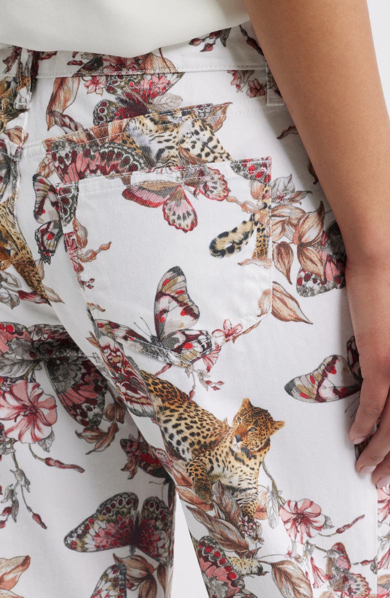 L'AGENCE Blaine Crop Stovepipe Jeans, Alternate, color, Butterfly Jungle