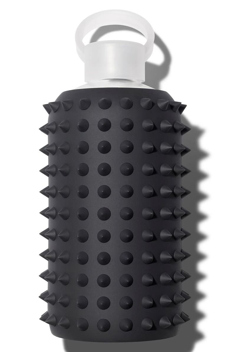 bkr <sup>®</sup> Spiked 32-Ounce Silicone Glass Water Bottle, Main, color,