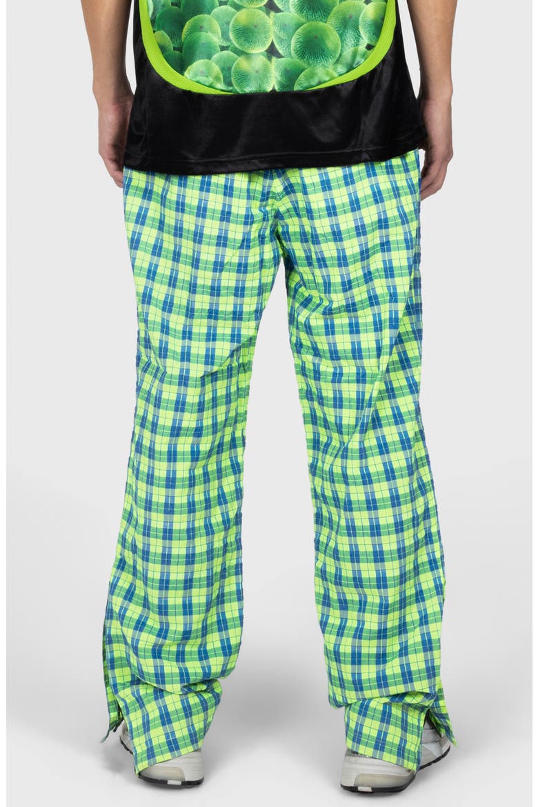 x Boiler Room Practice Plaid Track Pants, Alternate, color, NEON