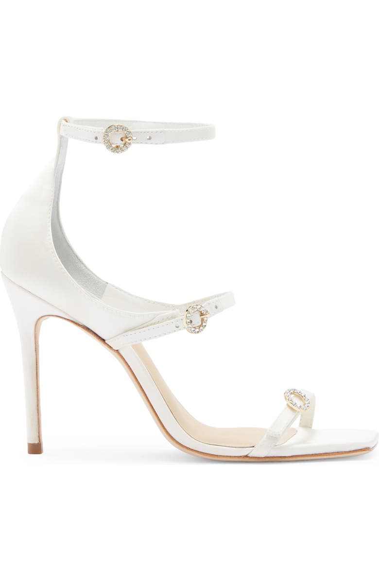 Cinq à Sept Celeste Satin Sandal, Alternate, color, Ivory