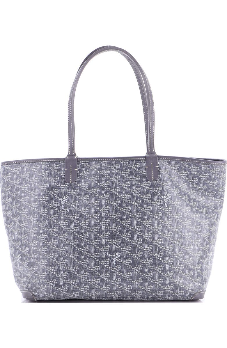 Pre-Owned Goyard Artois Tote Coated Canvas PM, Main, color, Gray