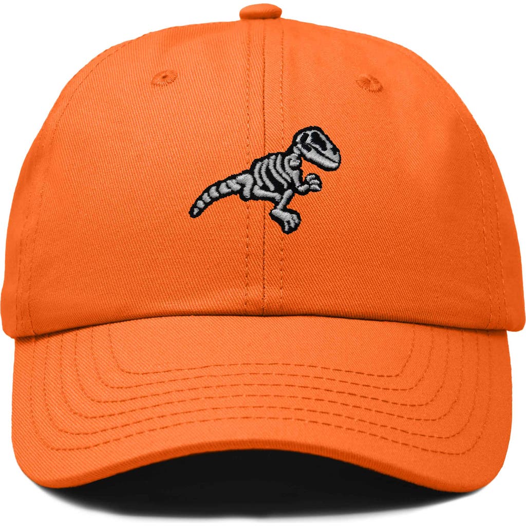 Dalix Fossil Embroidered Outdoor Hat In Orange