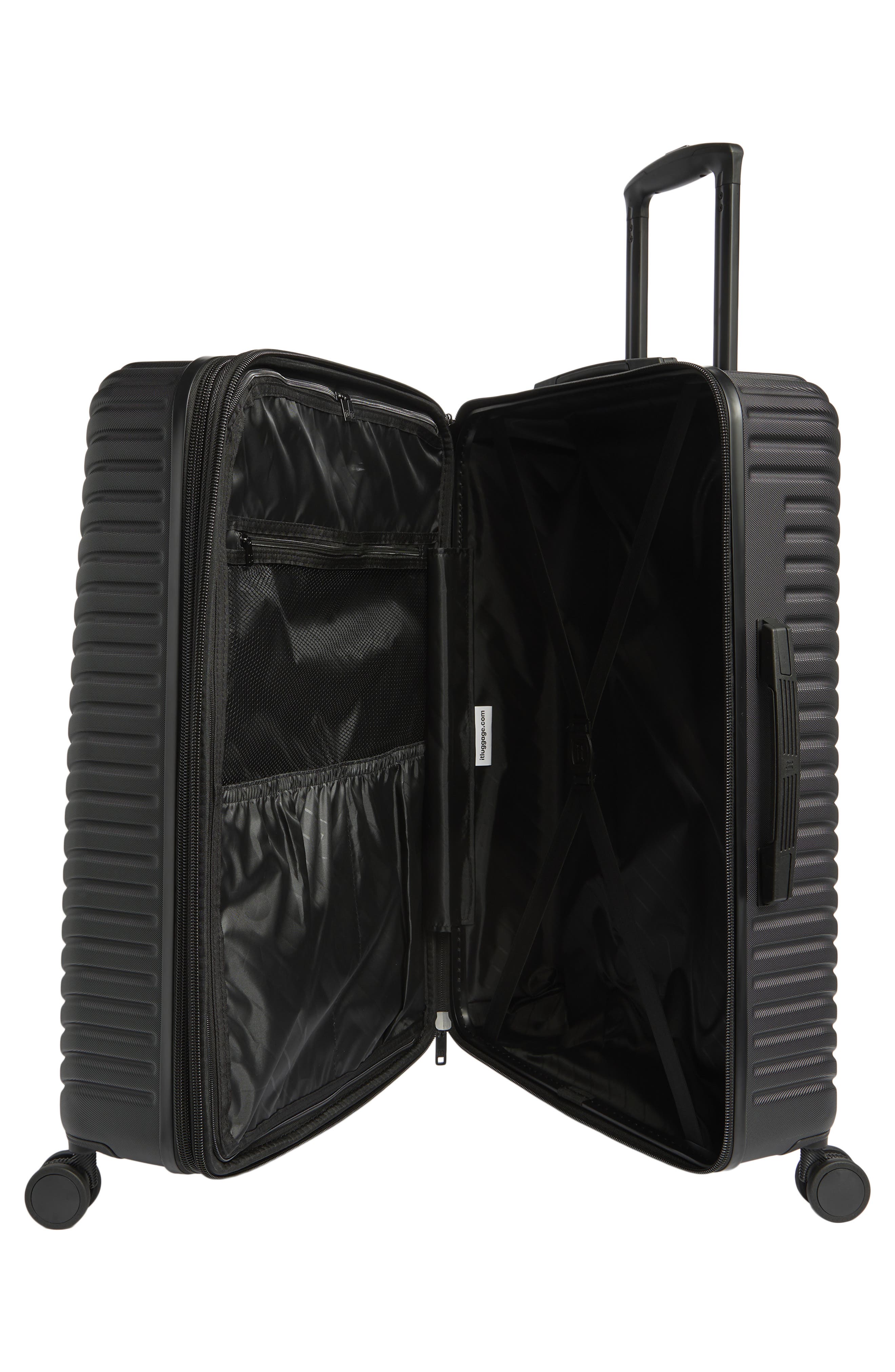IT LUGGAGE Pleating 27-Inch Hardside Spinner Luggage, Alternate, color, Black