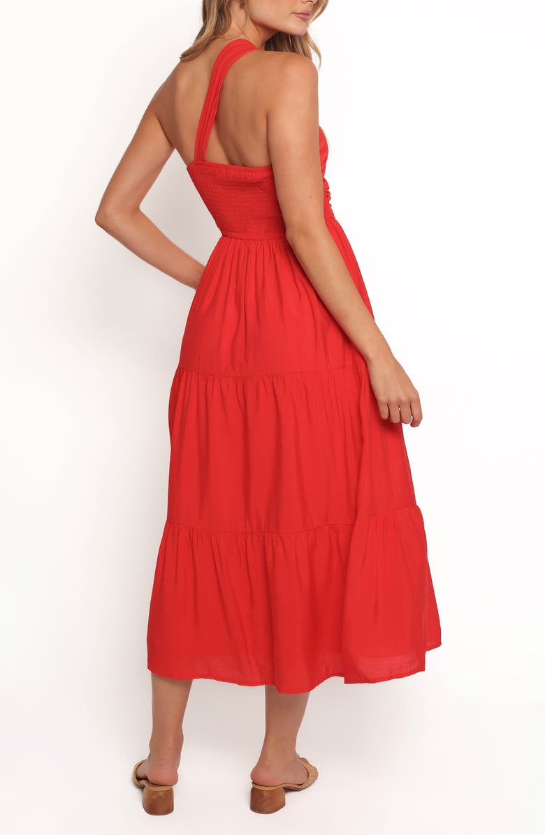 Petal & Pup Vinnie One-Shoulder Maxi Dress, Alternate, color, Red